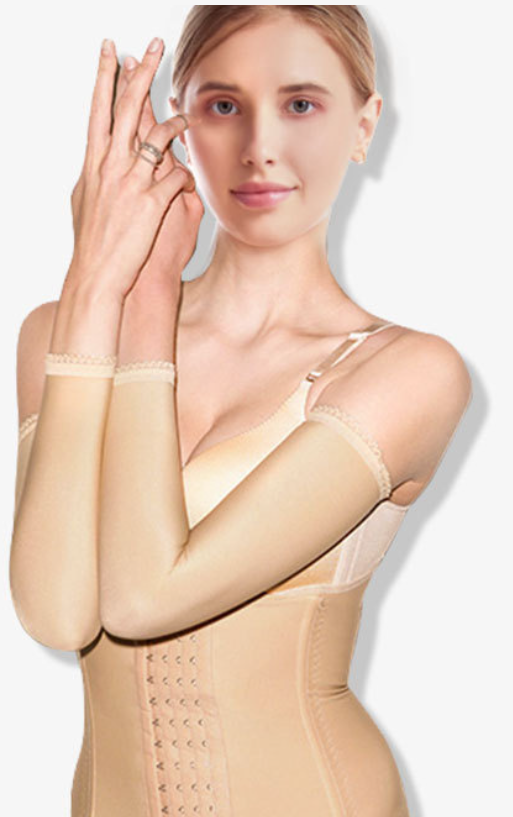 Sous-vêtements pour bras Shapewear pour bras, manchon double pour bras supérieur après une grosse compression pour bras, manchon double pour bras supérieur_voghion.com