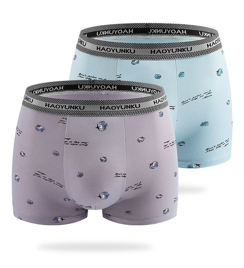 4 STK boxershorts stor størrelse sømløs bomuldsfil herre boxershorts sommer tyndt snit størrelse L-4XL_voghion.com