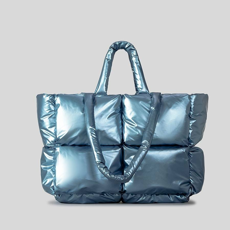 Damentaschen Daunen-Baumwolltasche Damen Soft Space Cotton Handtasche Mode Einfach Gefüllte Schulter Messenger Bag_voghion.com