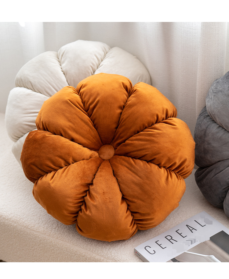 Decorative Pillows Velvet Bud Pillow Special Shaped Cushion Sofa Living Room Pillow Hotel Homestay Flowers_voghion.com