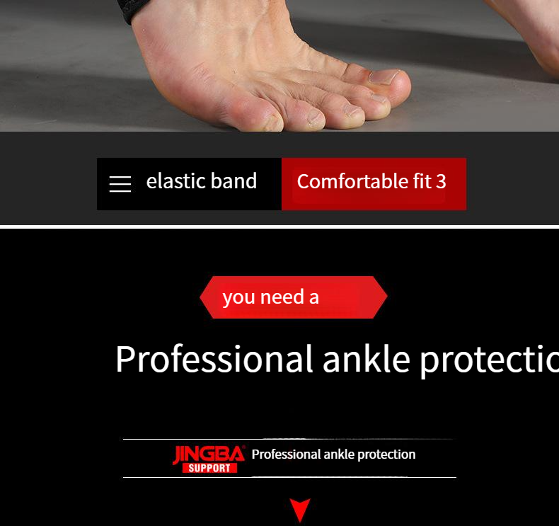Produttore di protezioni per caviglie JINGBA per sport all'aria aperta, calcio, corsa, fitness, basket, ciclismo_voghion.com