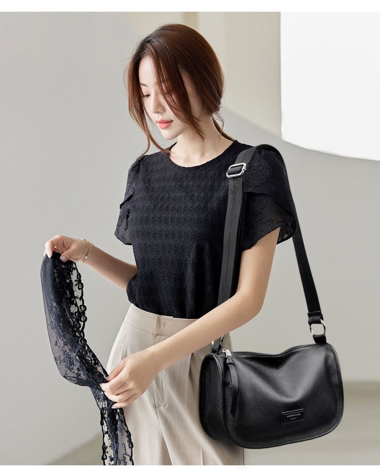 Head layer cowhide 2024 spring/summer new wide strap single shoulder crossbody trendy Korean version simple and_voghion.com