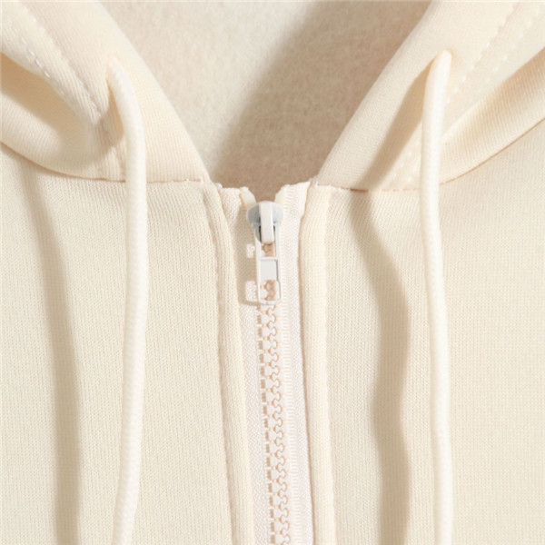 Loose Hooded Sweatshirt Women's Autumn Winter Plus Size Zipper Cardigan Top_voghion.com
