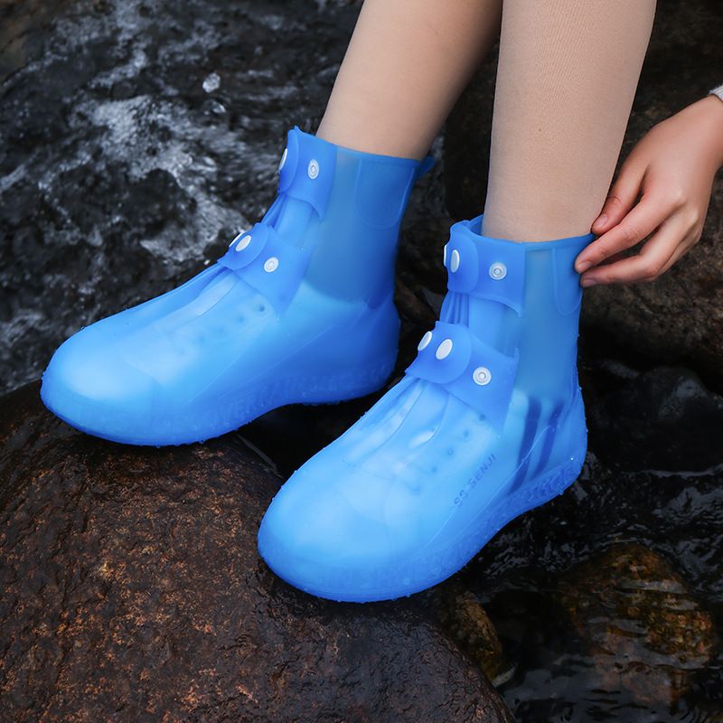 Regenfeste, verdickte, abriebfeste und wasserdichte Überschuhe für Herren, Damen und Kinder – ideal für Regenstiefel._voghion.com