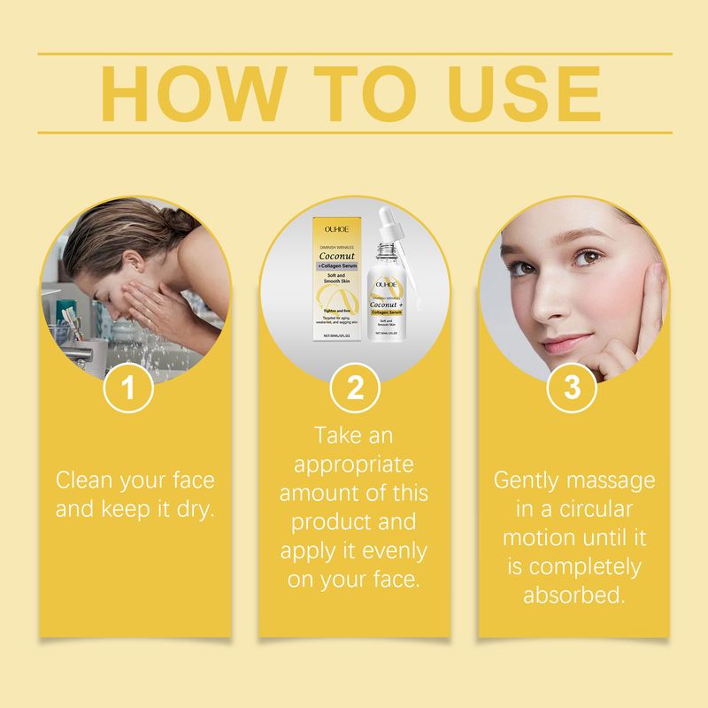 OUHOE Hyaluronic Acid Facial Essence Gentle Moisturizing Moisturizing Gloss Sensitive Dry Mild Essence_voghion.com