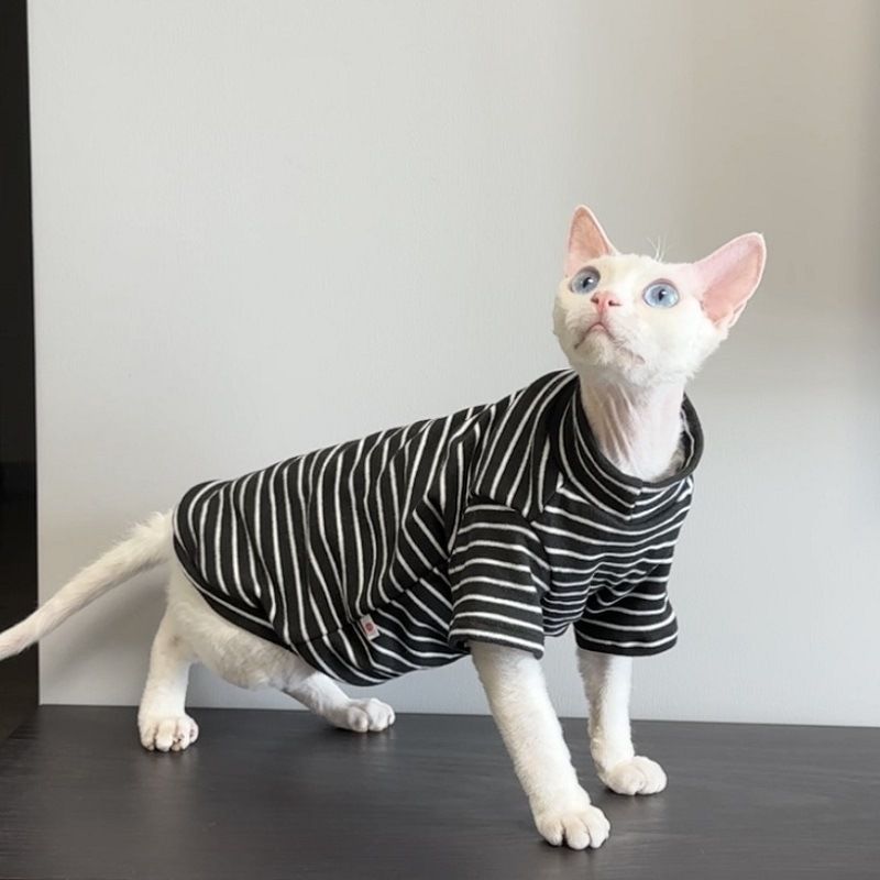 Sphynx Clothes Autumn Winter Style Hairless Devon Rex Cat Cold-Proof Warm Clothing_voghion.com