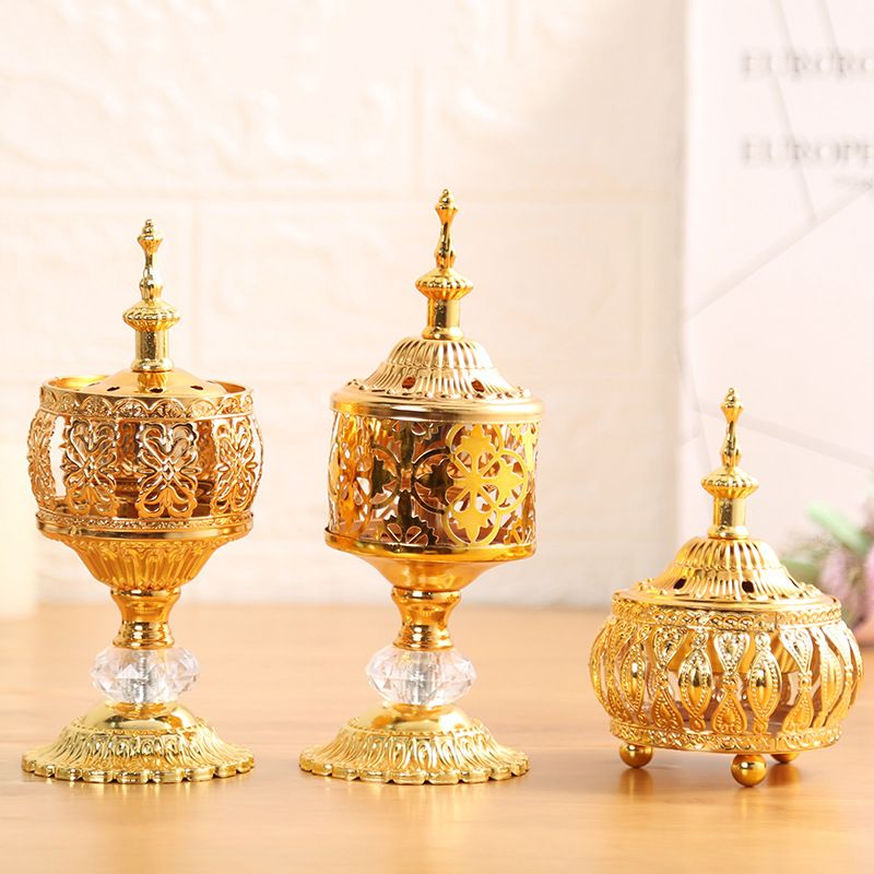 Middle East Creative Lace Incense Burners Fashion Middle East Metal Craft Ornaments Incense Burners Home Simple Sandalwood Burners_voghion.com