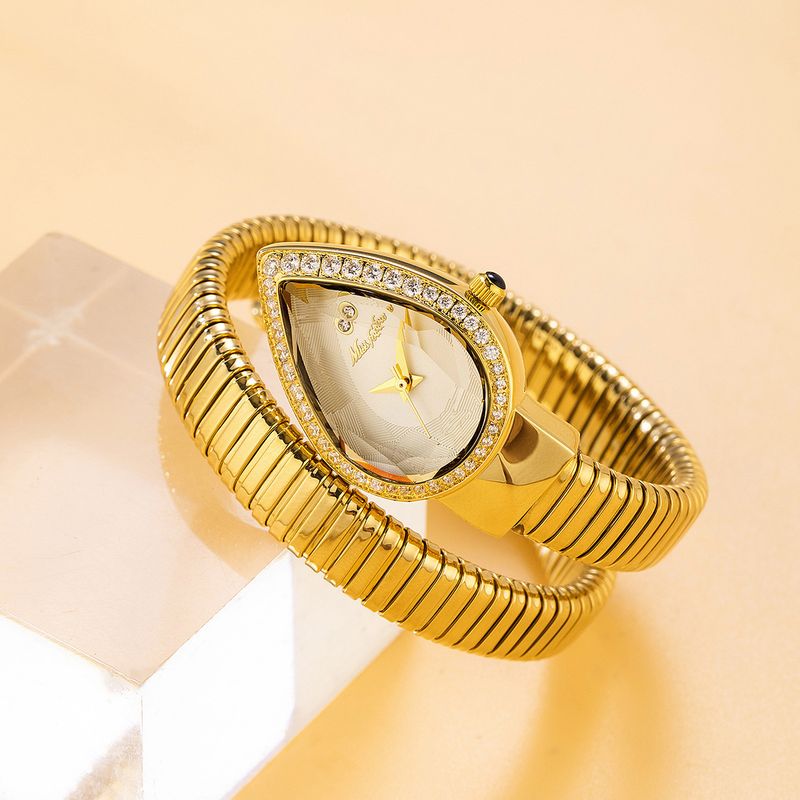 Orologio da polso da donna a forma di serpente, dal design unico, classico e squisito, intarsiato, nuovo in Europa e America, 2025_voghion.com