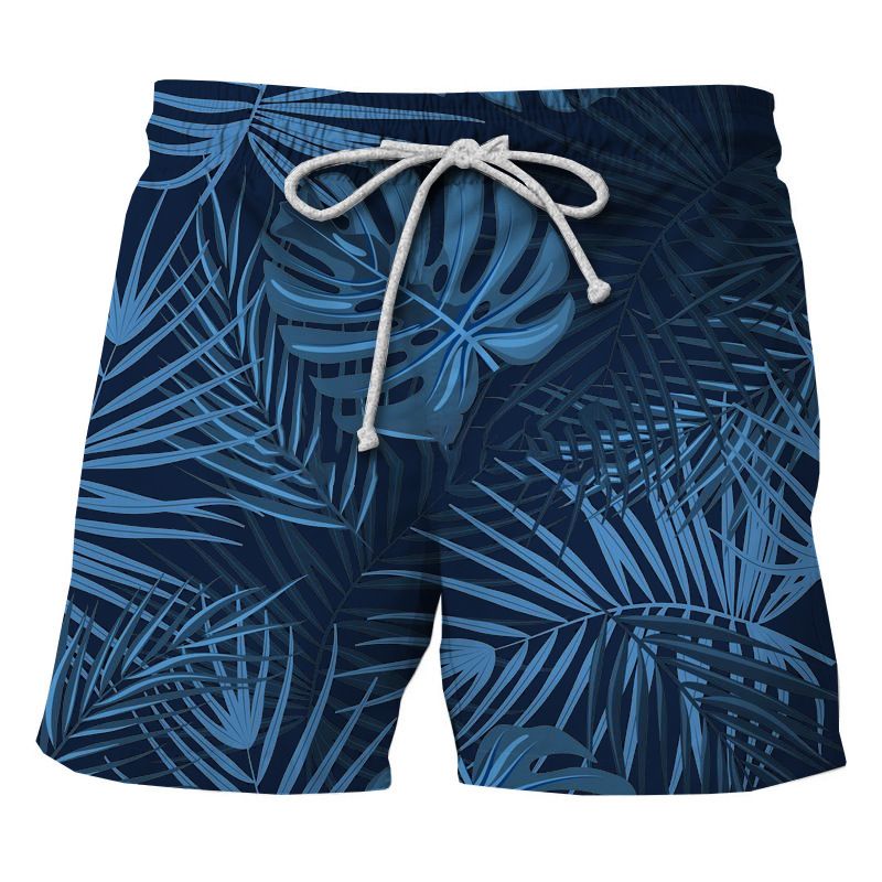 Premium Products Summer Men's Beach 5-point Swimming Pants, 3D Printed Oversized Casual Shorts_voghion.com