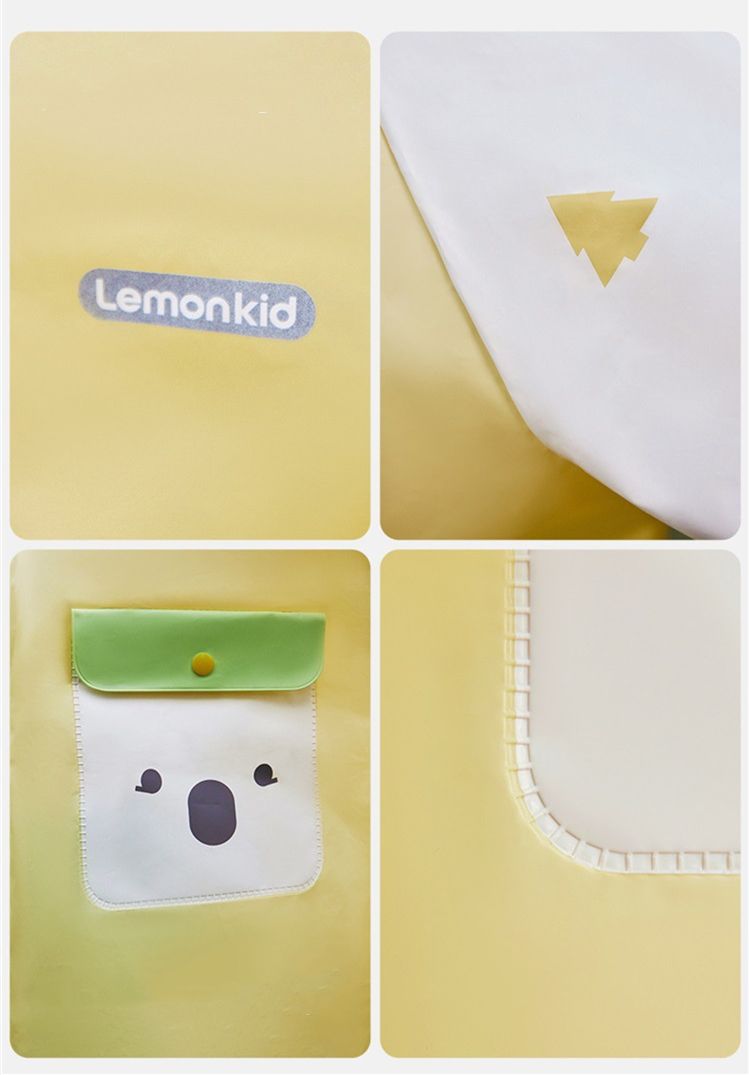Koreanischer süßer Kinder-Regenmantel, wasserdicht, für Kinder im Tierstil, Regenponcho, Regenmantel, Jacke mit Rucksack, Position Student R_voghion.com