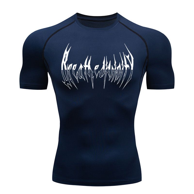 Compressed Long Sleeved Shir, Black -shir, Men's Muscle Quick Drying, Finess Clohing, Sun Proecion, And Spors_voghion.com