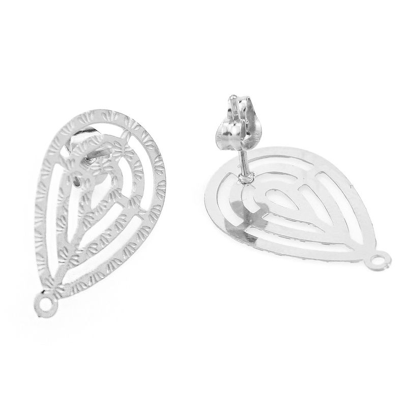 Orecchini creativi in acciaio inossidabile per donna con gocce d'acqua personalizzate, orecchini, ganci per orecchini e accessori_voghion.com