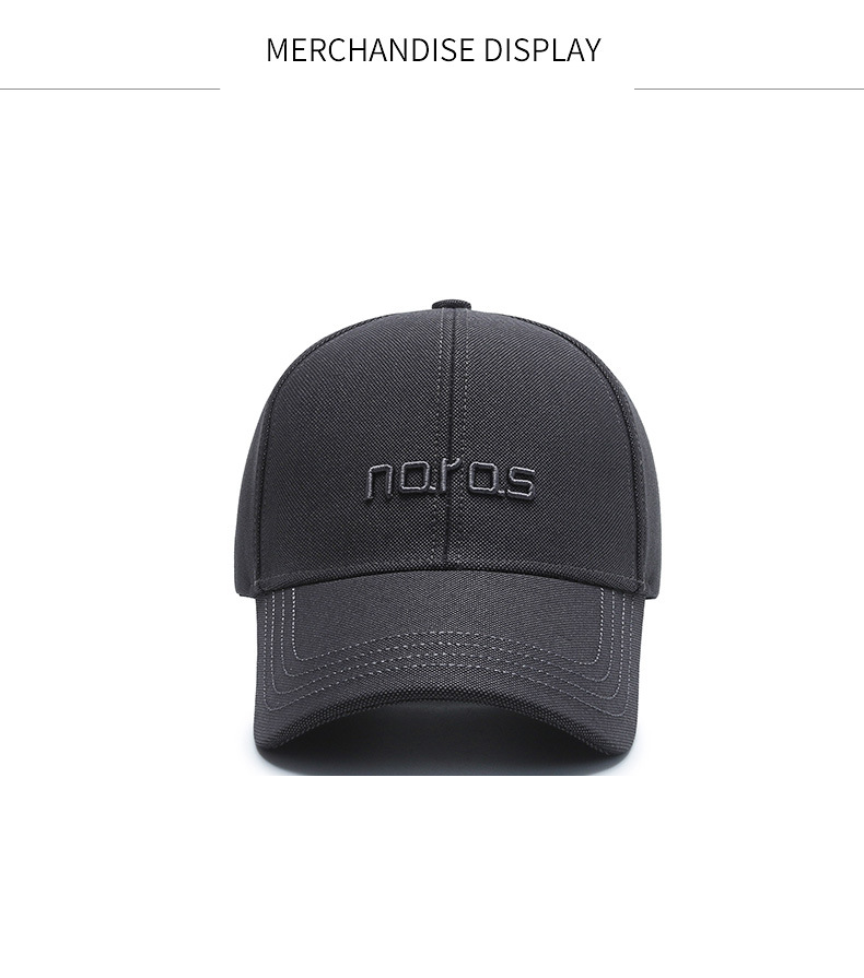 Hat Men's Baseball Cap Fashion All-match Sun Hat Simple Black Autumn Casual Cap Men's Sunscreen Cap Trendy_voghion.com
