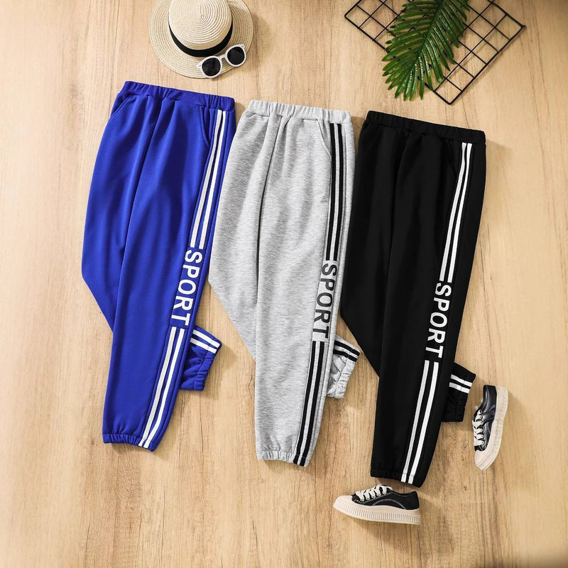 Pantalones deportivos para madres e hijos, transpirables y elásticos, ropa de juego cómoda para correr, gimnasio y escuela._voghion.com
