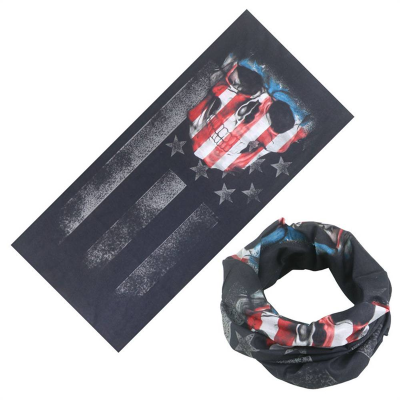 Seamless Multifunctional Magic Headscarf Riding Mask Warmth Halloween Props Skull Head Versatile Face Towel_voghion.com