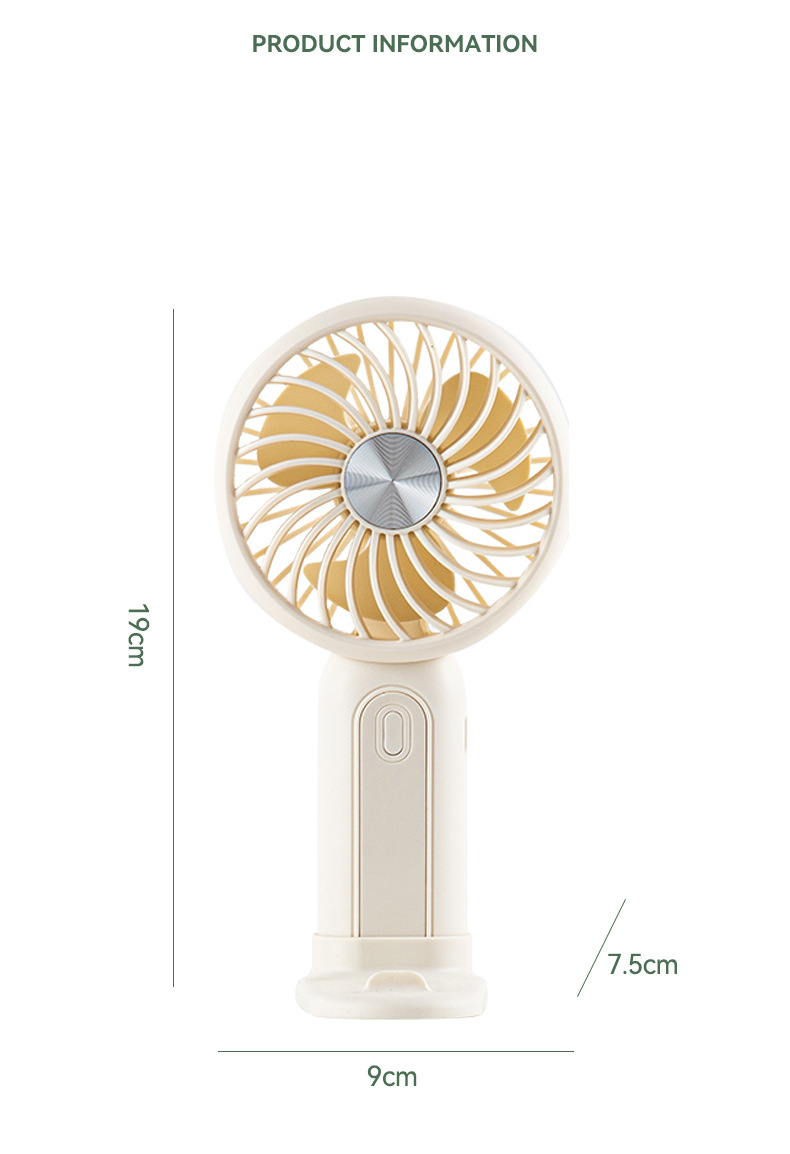 Handheld Fan Small Portable Rechargeable Electric Fan Usb Desktop Fan Mini Cross Border Summer Gift Small Fan_voghion.com