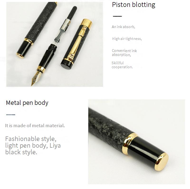 9180 Yongsheng Faucet Three Piece Gift Box Fountain Pen With LOGO Student Calligraphy Pen Business Gift Signature Pen_voghion.com