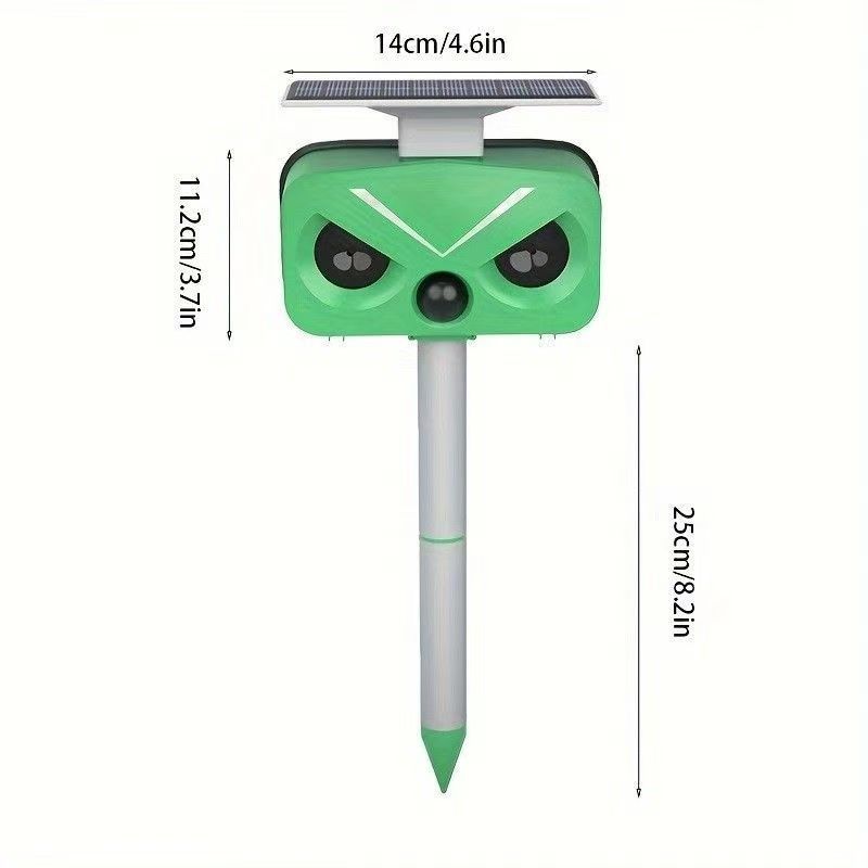 Ultraschall-Mäuseabwehrmittel, wasserdicht, für den Außenbereich, Tierabwehr, Hochleistungsalarm, Vogelabwehr_voghion.com