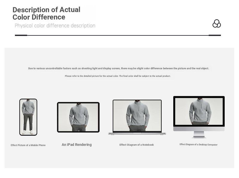 FiveHappyiness Urban Outdoor Functional Solid Color Breathable Men's Spring And Autumn Versatile Stand-up Collar Sports Casual Jacket 1190_voghion.com