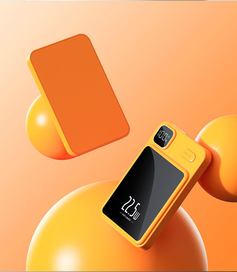 Magnetic Wireless Power Bank 20000mAh With PD22.5W Fast Charging, Slim Portable External Battery For IPhone & Android, Compatible With MagSafe_voghion.com