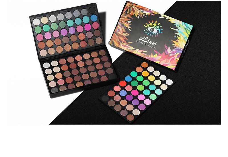Make-up-Sets Exklusive Lidschattenpalette mit 120 Perlglanzfarben, 10 Make-up-Pinsel, Foundation-Pinsel, Beauty-Tools_voghion.com