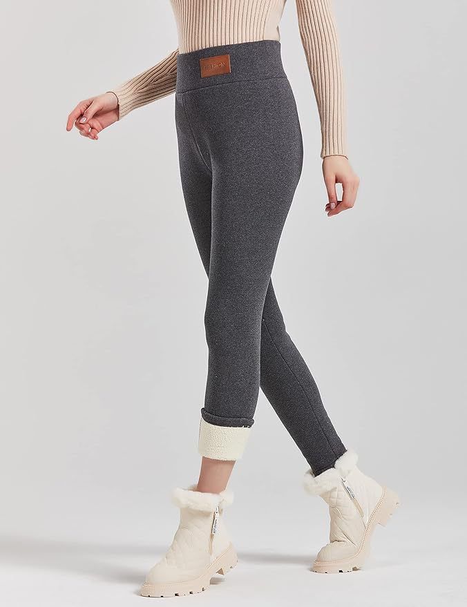 Vêtements pour femmes Leggings Femmes Automne et Hiver Plus Pantalons en coton velours Femmes portent des pantalons chauds serrés en peau d'agneau épaissie_voghion.com