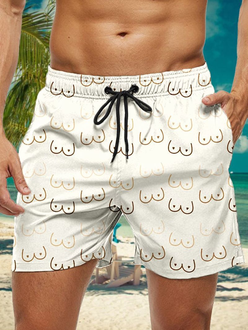 Prodotti Premium 2025 Pantaloncini estivi stampati in 3D per uomo, pantaloni da spiaggia hawaiani da viaggio per ragazzi_voghion.com