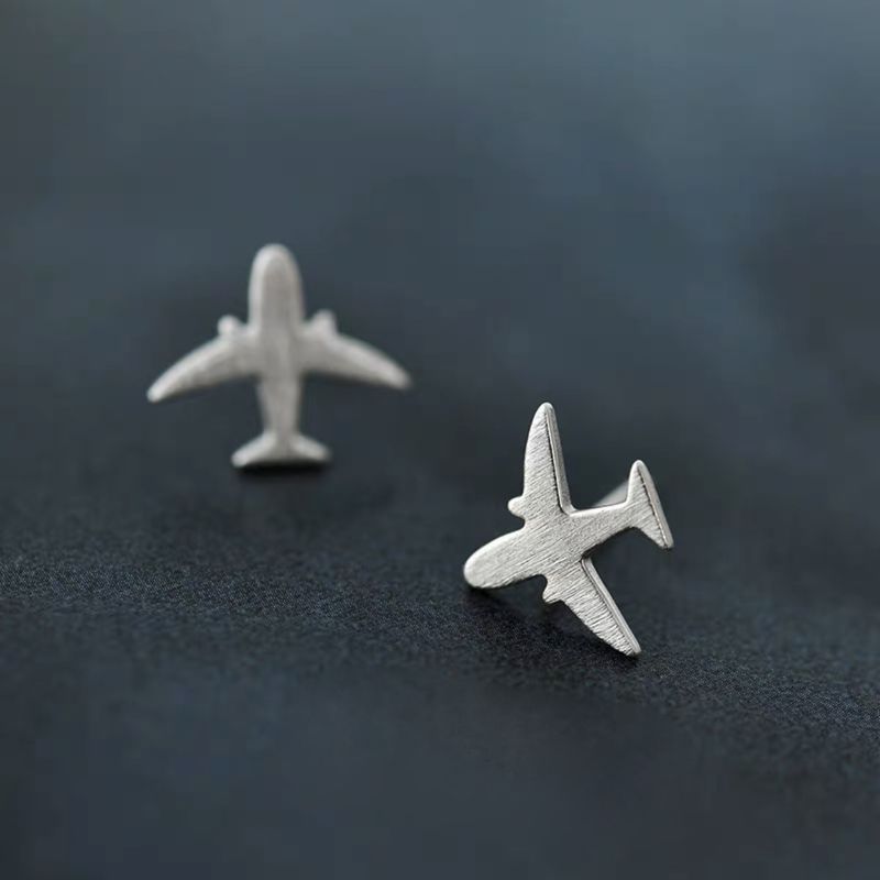 Boucles d'oreilles d'avion, boucles d'oreilles pour hommes, niche et polyvalentes, style simple et cool, sensation haut de gamme, ruffian et beau, boucles d'oreilles cool_voghion.com