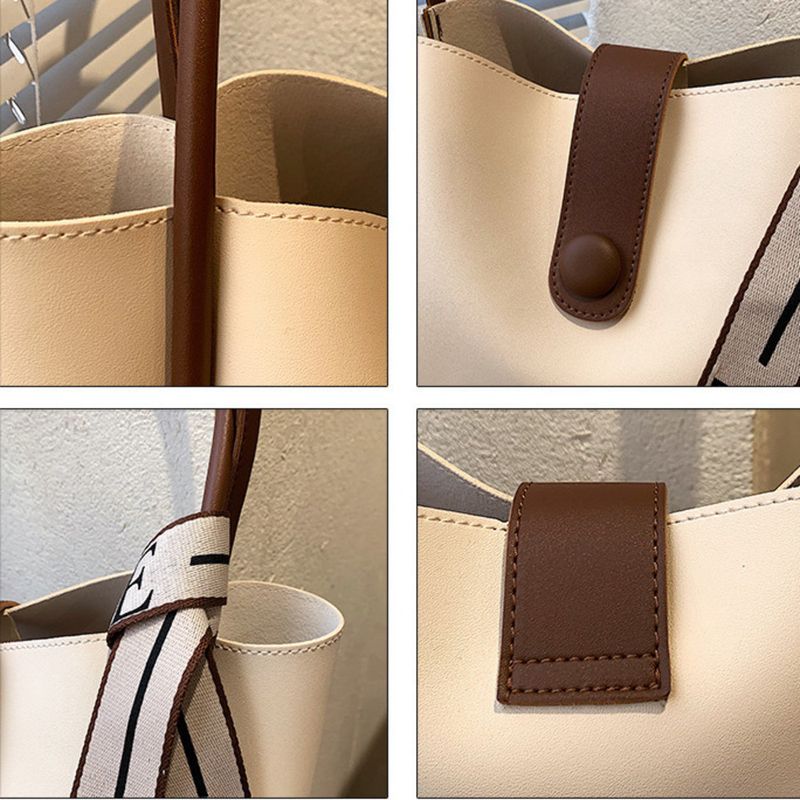 Large capacity spring for women in 2024, new and trendy single shoulder with a stylish texture, tote bag_voghion.com