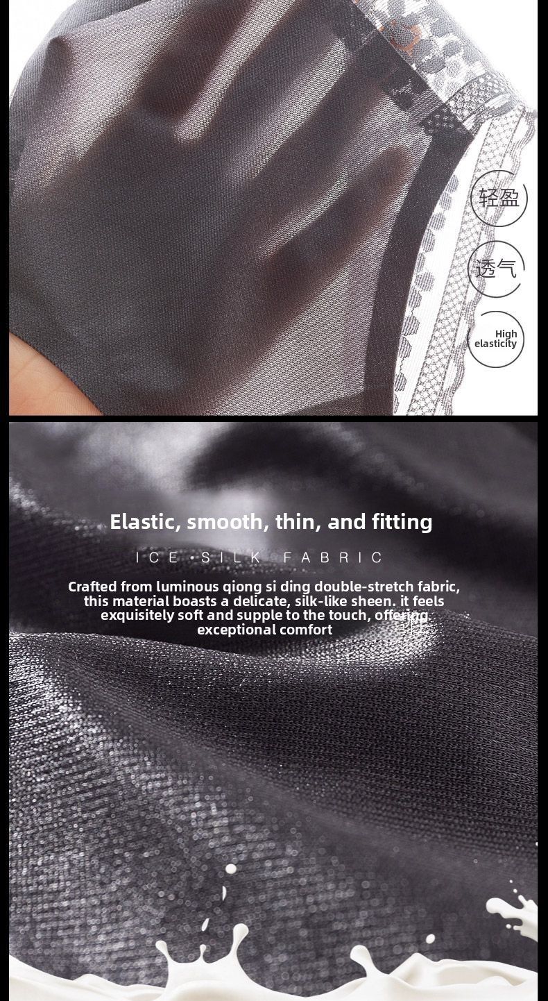 Mutandine perizoma antibatteriche senza cuciture in pizzo sexy da studentessa da donna_voghion.com