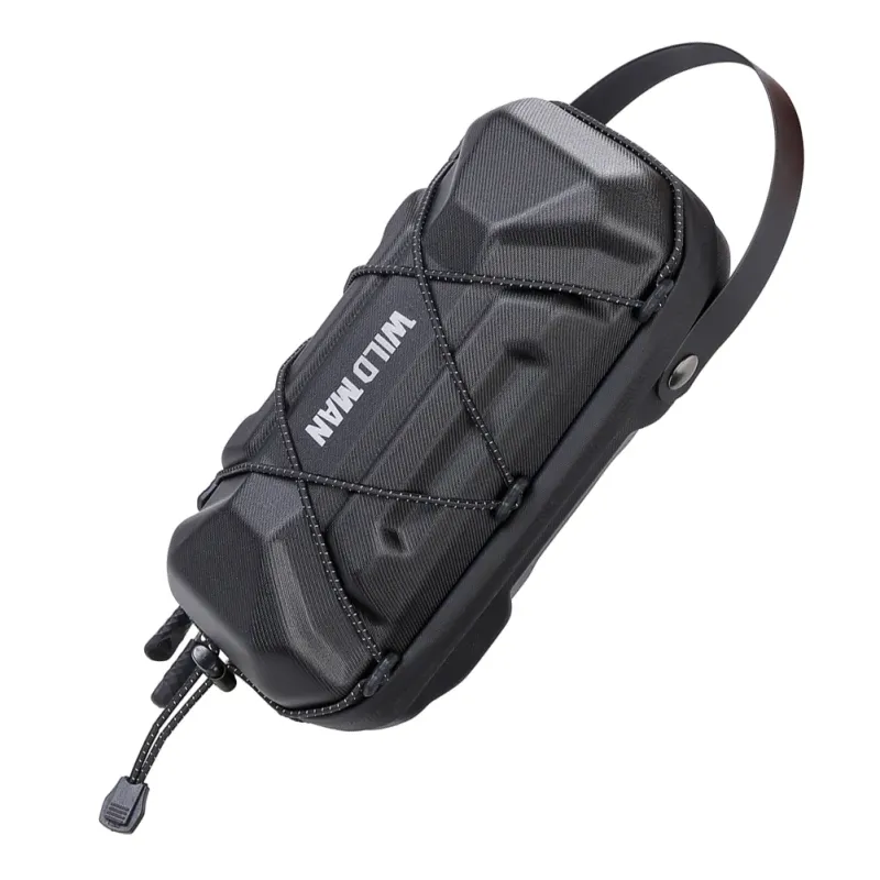 Bolsa delantera para bicicleta eléctrica Wild Man de 0,5 a 3 l, impermeable, para patinete Xiaomi, accesorios de ciclismo_voghion.com