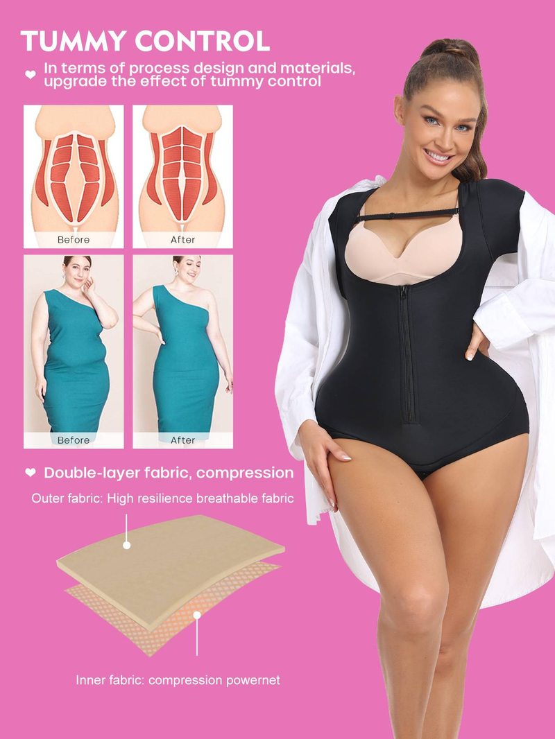 Unterwäsche Post-op body shaper overall hüfte lift bauchstraffung arm lift brust shaper_voghion.com