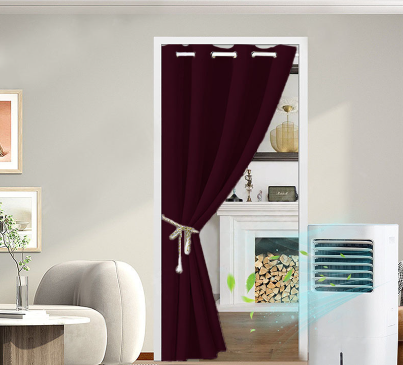 Tende Tenda per porta senza foratura Tenda per porta Privacy per vano porta Corridoio Tenda per porta Aria condizionata Divisorio temporaneo Divisorio per stoccaggio Tenda per porta armadio_voghion.com