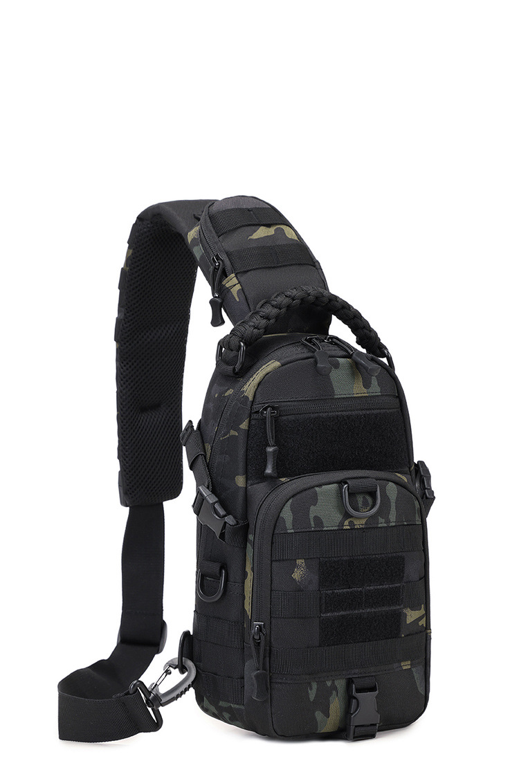 Urban Tactical Sling Bag – Lightweight Nylon Chest Pack For Hiking & EDC | Breathable Adjustable Shoulder Strap_voghion.com