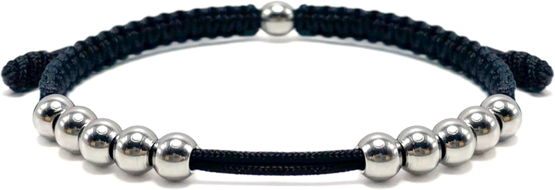 Golf Stainless Steel 10 Bead Counter Bracelet, Golf Stroke Counting Bracelet, Adjustable Size, Easy To Adjust Golf Circular Scoring Tracker, Durable_voghion.com