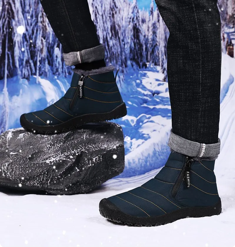 Neu Männer Mit High Top Outdoor Wasserdicht, Anti-rutsch Verschleiß-beständig Herbst Und Winter Frauen Warme Baumwolle Schuhe_voghion.com