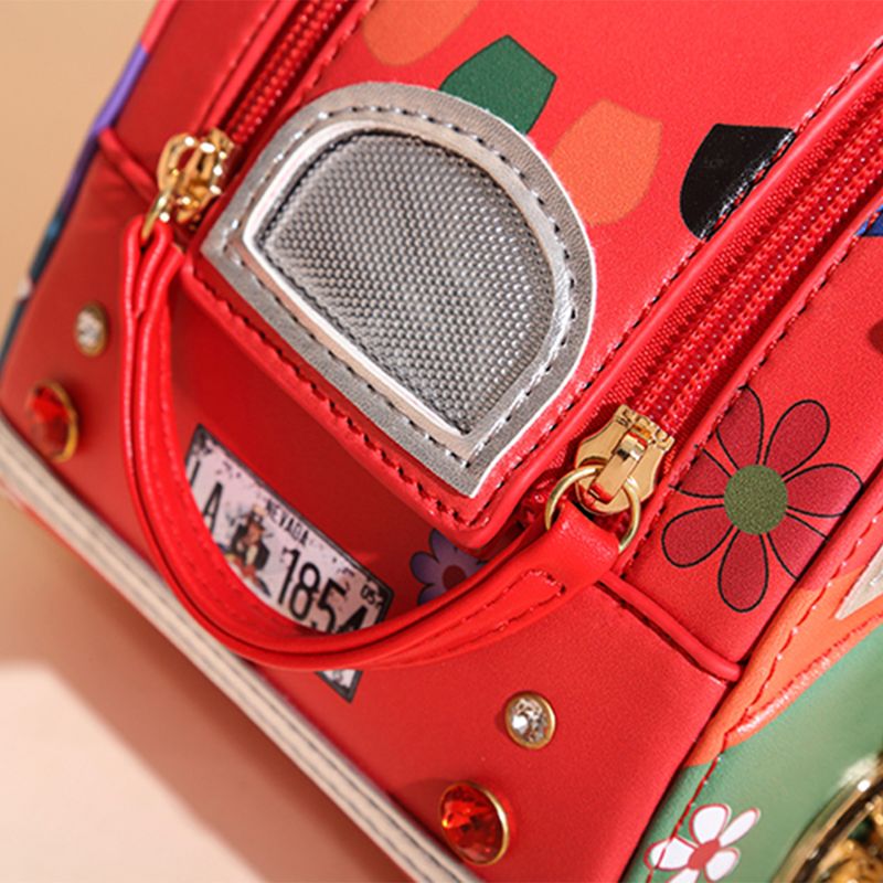 Women's Crossbody Bags Color-blocking Small Car Handbag Chain, Novel And Unique Box Bag, Casual, Individual And Creative Single-shoulder Bag For Women_voghion.com