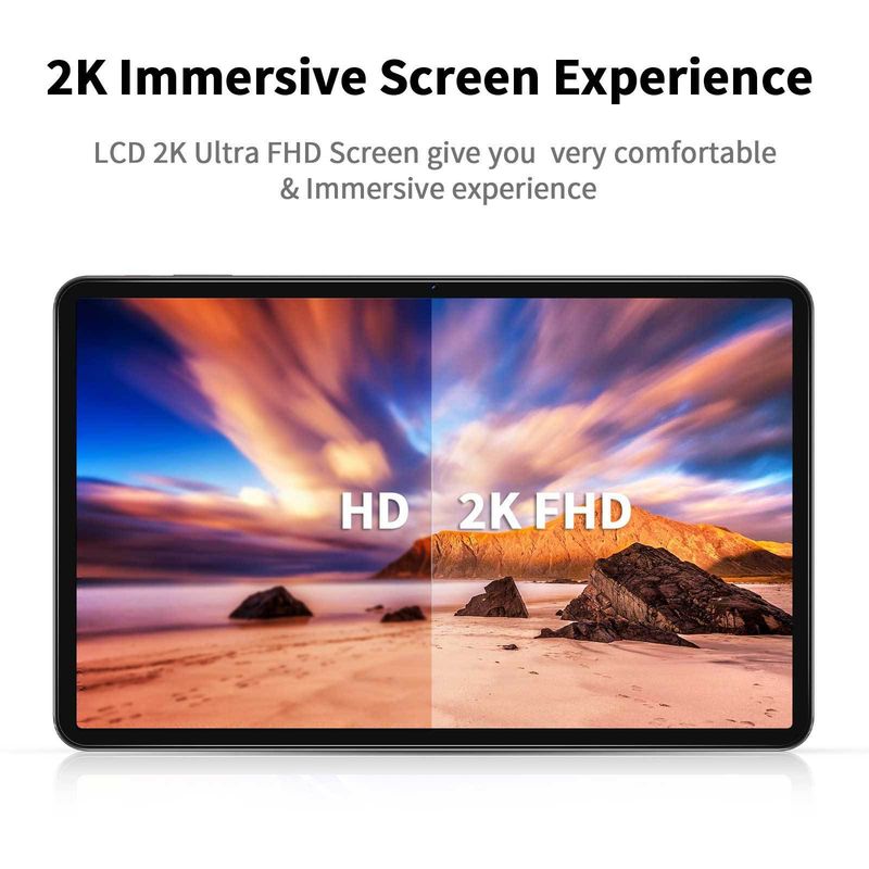 Tablette Android 13 M70 12 pouces : processeur octa-core, prise en charge SIM 4G LTE, double SIM, double veille, 128 Go ROM + 6 Go RAM, Wi-Fi et Bluetooth._voghion.com