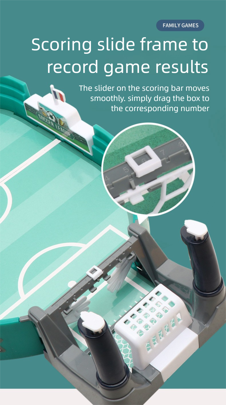 Jouet de jeu de machine de football de table pour enfants Double Battle_voghion.com