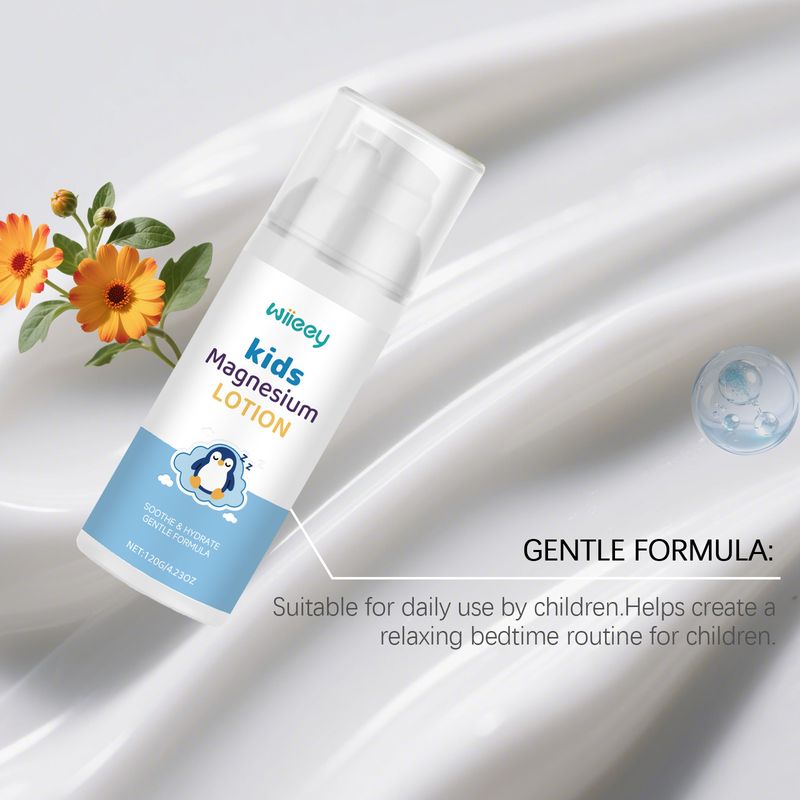 Lotion du soir Wiieey, douce et hydratante, pour la peau des enfants, soin quotidien à usage externe_voghion.com