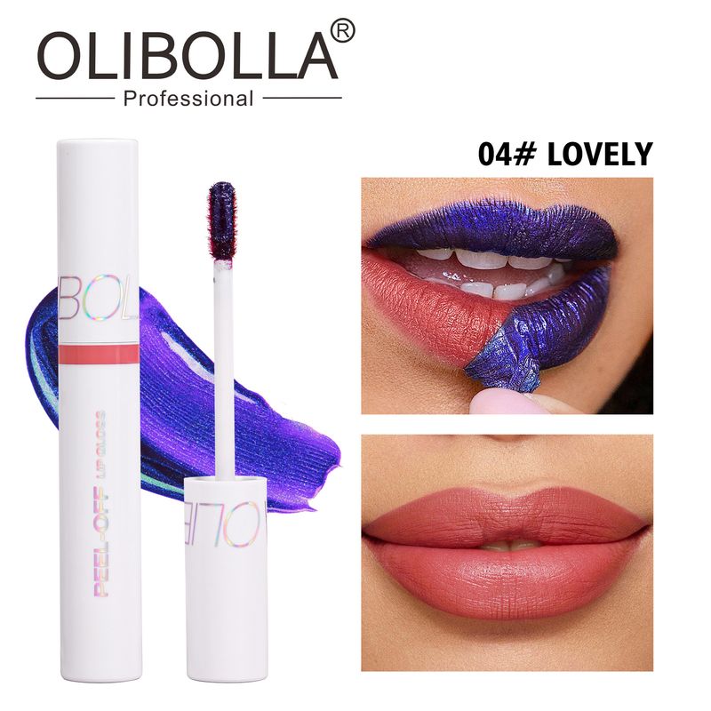 Tear-off Matte Finish Long-lasting Moisturizing Lip Gloss Non-transfer_voghion.com