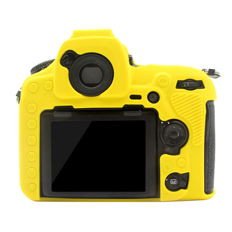 Kamera Taschen Weiche Silikon DSLR Kamera Fall Abdeckung Schutz Schwarz Gelb Rot Camouflage Für Nikon D850 Digitale SLR Kamera_voghion.com