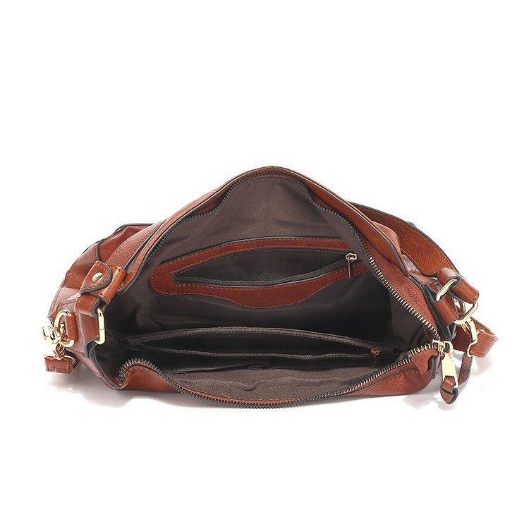 Borsa a tracolla semplice in stile coreano, nuova borsa a tracolla da donna, grande, con tracolla singola, 2024_voghion.com