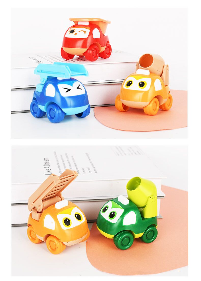 Pull-Back Inertia Construction Vehicle Toy – Surprise Egg Capsule Car (Fire Truck, Dump Truck, Mixer & More) – Fun Educational Play For Kids_voghion.com