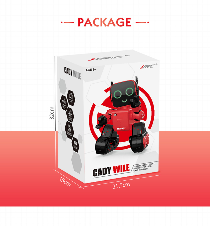 Robot RC Robot telecomandato intelligente per bambini R4 Macchina per cantare e ballare Programmazione per raccontare storie_voghion.com
