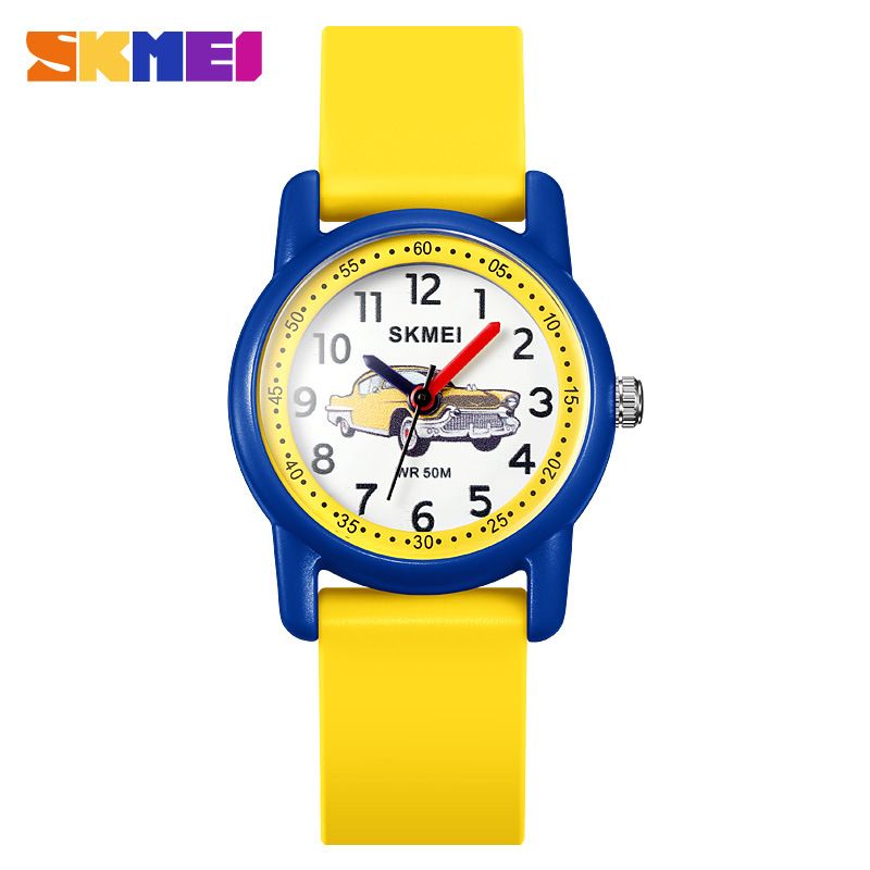 Timeless Beauty Student Edition Children's Waterproof Quartz Watch Ins Style Boys Girls Colorful Cartoon Wristwatch_voghion.com