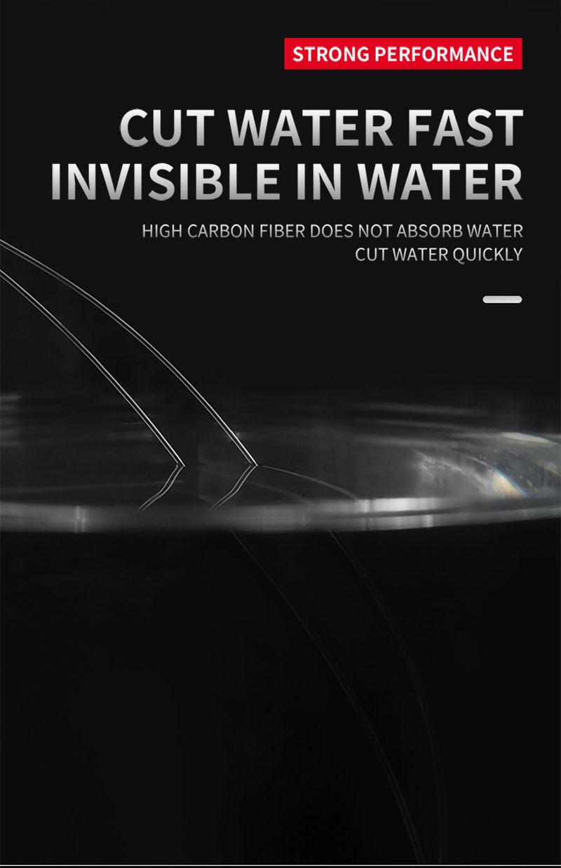 FISHKING Pure Carbon 100M True Fluorocarbon Leader Main Line Lure Sea Fishing Cross-Border_voghion.com