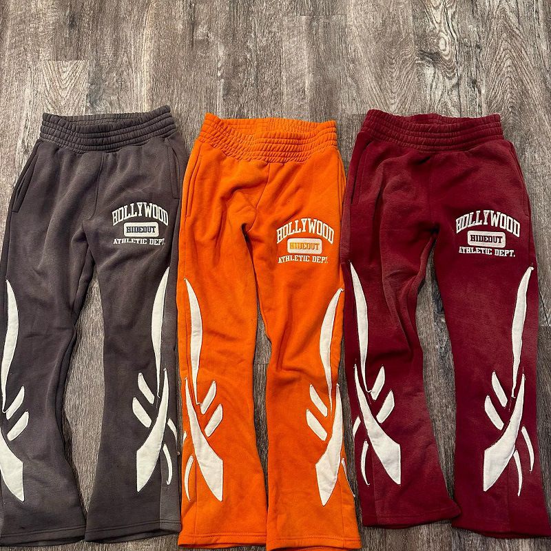 Herrkläder Modemärke Bokstavstryck Splitsning Lös tröja Hip Hop Street Wear Pullover för män och kvinnor_voghion.com