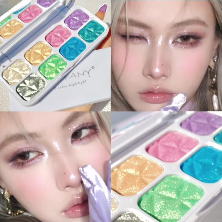 Macaron Chameleon High Disc Polarizing Dazzling 8-fargers avkortet fargeøyenskygge_voghion.com