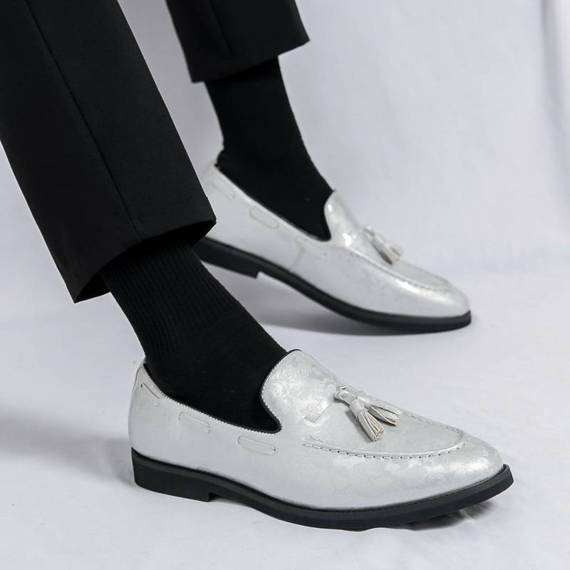 Herrenschuhe aus schwarzem PU-Leder, formelle Oxfords, Schlupfschuhe, Business-Casual-Büroarbeitshochzeit, Übergröße 38–46_voghion.com